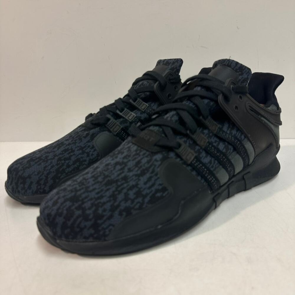 NWOT adidas Originals EQT Support ADV Core Black Friday Knit Running Sneaker 14